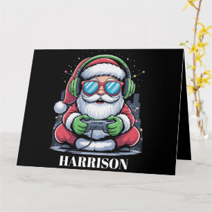 Persoonlijke Kerstvideo Game Santa Kerstmis  Kaart