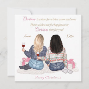 Persoonlijke kerstwensen Kaart Prettig kerstfeest