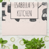 Persoonlijke keukenhanddoeken (Gevouwen)