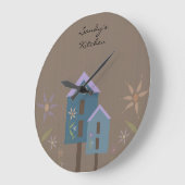 Persoonlijke keukenklok grote klok (Hoek)