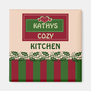 PERSOONLIJKE KEUKENMAGNEET, VOEG JOUW NAAM TOE MAGNEET