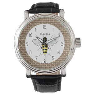 Persoonlijke kijk op de bijen die geïnspireerd zi horloge