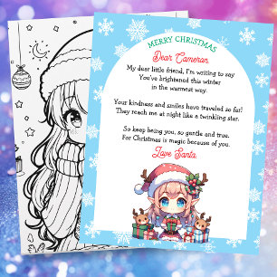 Persoonlijke kinderbrief van de Kerstman