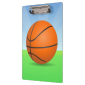 Persoonlijke Kinderen Basketball Sunny Day Klembord (Links)