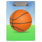 Persoonlijke Kinderen Basketball Sunny Day Klembord (Voorkant)