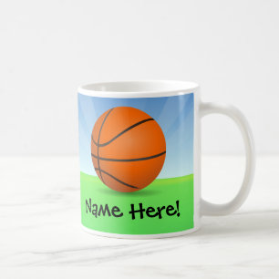 Persoonlijke Kinderen Basketball Sunny Day Koffiemok