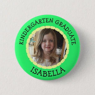 Persoonlijke Kindergarten Afstuderen Foto Button