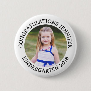 Persoonlijke Kindergarten Afstuderen Foto Button
