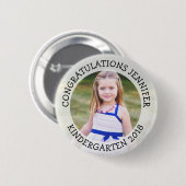 Persoonlijke Kindergarten Afstuderen Foto Button (Voorkant /achterkant)