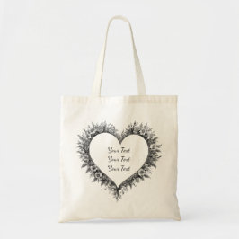 Persoonlijke Klassieke Bloemhartentassen Tote Bag