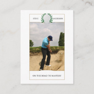Persoonlijke Klassieke Golfclub Naam Visitekaartj Visitekaartje