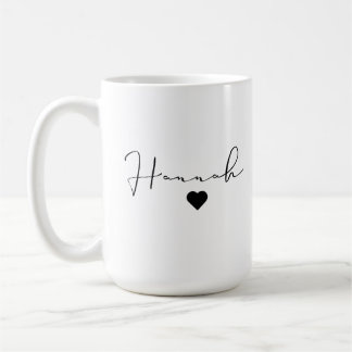 Persoonlijke klassieke mok, aangepaste naam,. koffiemok