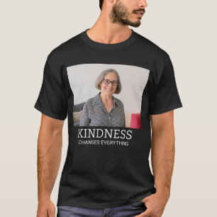 Persoonlijke kleding met foto en tekst t-shirt