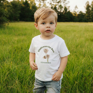 Persoonlijke Kleine Bestuivers Wilde Bloemen Kinder Shirts