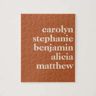 Persoonlijke kleinkinderen Namen in Rust Legpuzzel