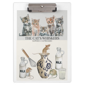 Persoonlijke klembord - Kittens - cadeau voor meis