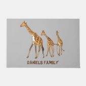 Persoonlijke klep van de Giraffe Deurmat (Voorkant)