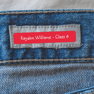 Persoonlijke Kleurrijke Kinderkleren voor Terug na Labels