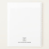 Persoonlijke kleurrijke levensboom planner (Achterkant)