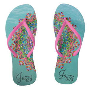 Persoonlijke Kleurrijke Mandala Slippers Teenslippers