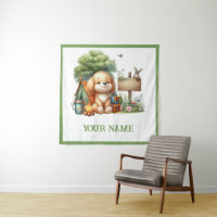 Persoonlijke knuffel bos hond