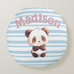 Persoonlijke knuffelbare panda rond kussen