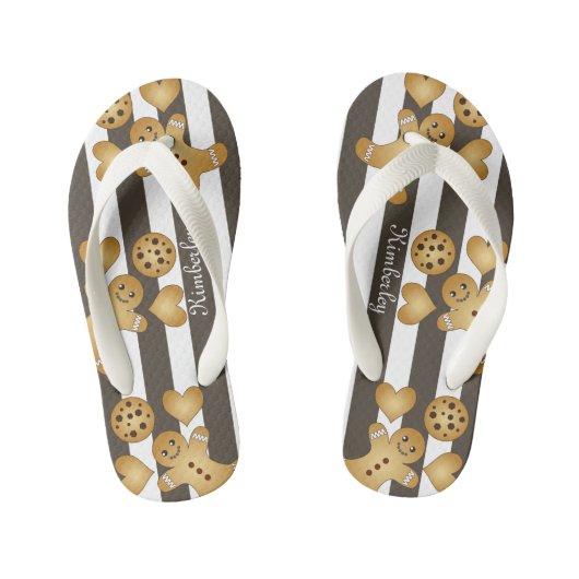 Persoonlijke koekjesman Koekje Kinder Teenslippers (Voetbed)