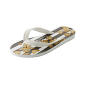 Persoonlijke koekjesman Koekje Kinder Teenslippers (Schuin)