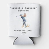 Persoonlijke Koelbox | Bachelor Golf Weekend Blikjeskoeler (Voorkant)