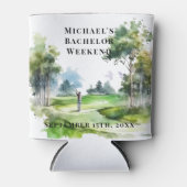 Persoonlijke Koelbox | Bachelor Golf Weekend Blikjeskoeler (Voorkant)