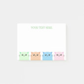 Persoonlijke kofferdeksels bevestigen post-it® notes (Voorkant)