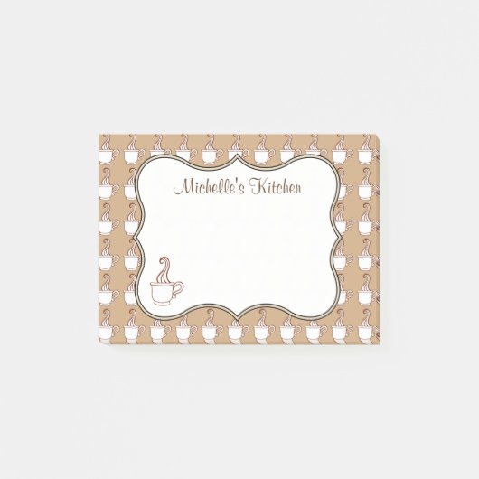 Persoonlijke koffie Post It-notities Post-it® Notes (Voorkant)