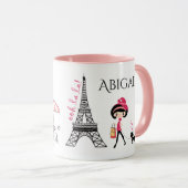 Persoonlijke koffiebranderij en kattengiffeltoren  mok (Voorkant rechts)