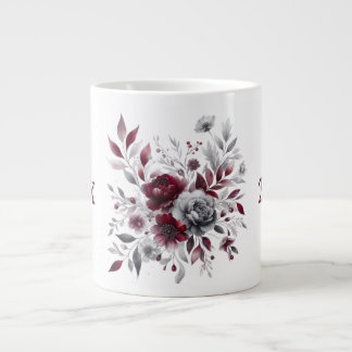 Persoonlijke koffiemok bloem extra grote beker