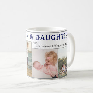 Persoonlijke koffiemok cadeau voor zoon en dochter