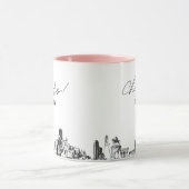 Persoonlijke koffiemok voor een huwelijk in Housto Mok (Midden)