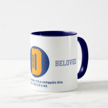 Persoonlijke koffiemokken, mok met betekenis van d
