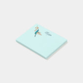 Persoonlijke Kolibrie Notities Post-it® Notes (Schuin)