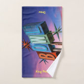 Persoonlijke Koningsspeld Bowlingteam Handdoeken (Handdoek)