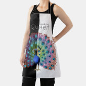 Persoonlijke Kook Koningin met Weelderige Pauw Pri Schort (Insitu)