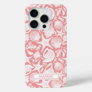 Persoonlijke Koraalschelpen iPhone 15 Pro Case