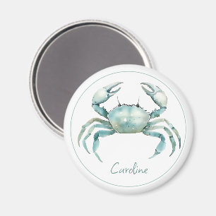 Persoonlijke Krab Waterverf Kust Magneet