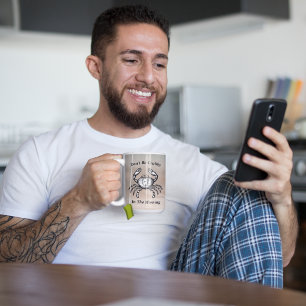 Persoonlijke  krabbenzonde koffiemok