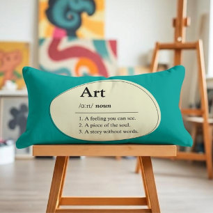 Persoonlijke Kunst Woordenboek Stijl Lendenkussen Kussen