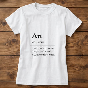 Persoonlijke Kunst Woordenboek Stijl T-shirt