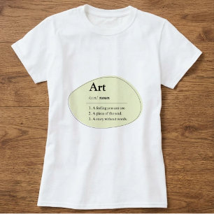 Persoonlijke Kunst Woordenboek Stijl T-shirt