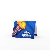 Persoonlijke kwallen Happy Birthday Kaart