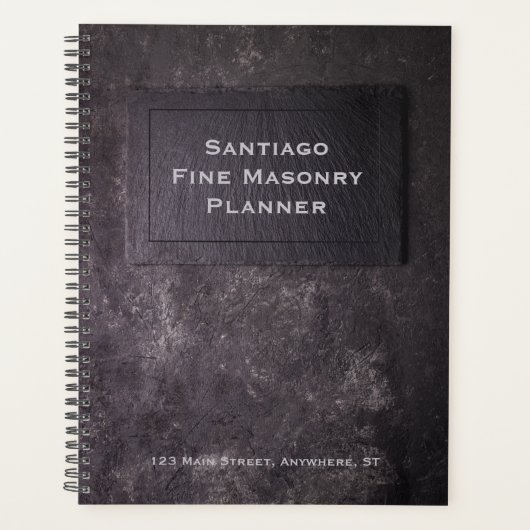 Persoonlijke laat en steen planner (Voorkant)