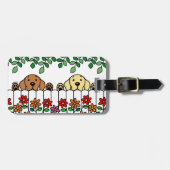 Persoonlijke labrador Duo die je Bagagelabel ziet (Voorkant horizontaal)