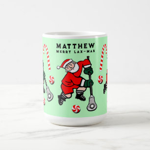Persoonlijke Lacrosse Kerst Geschenk Twee-Tons Kof Koffiemok